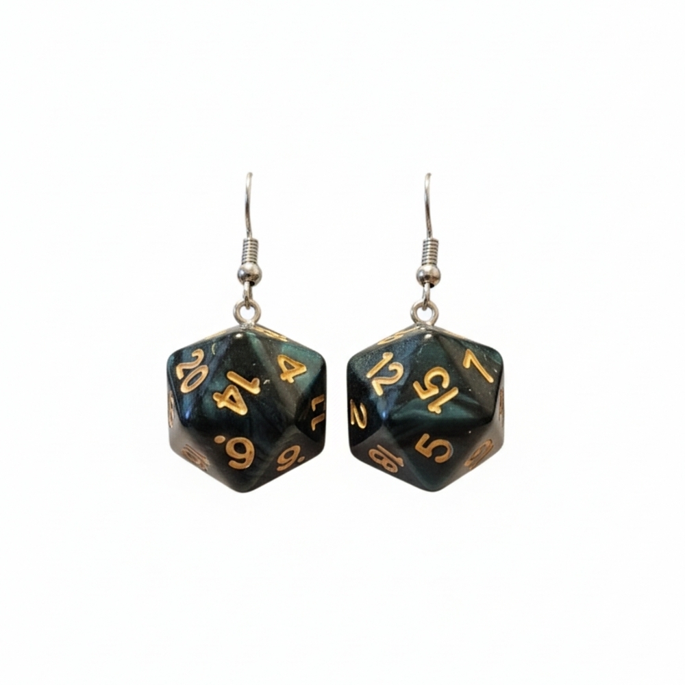 NEW Polyhedral Dice Earrings